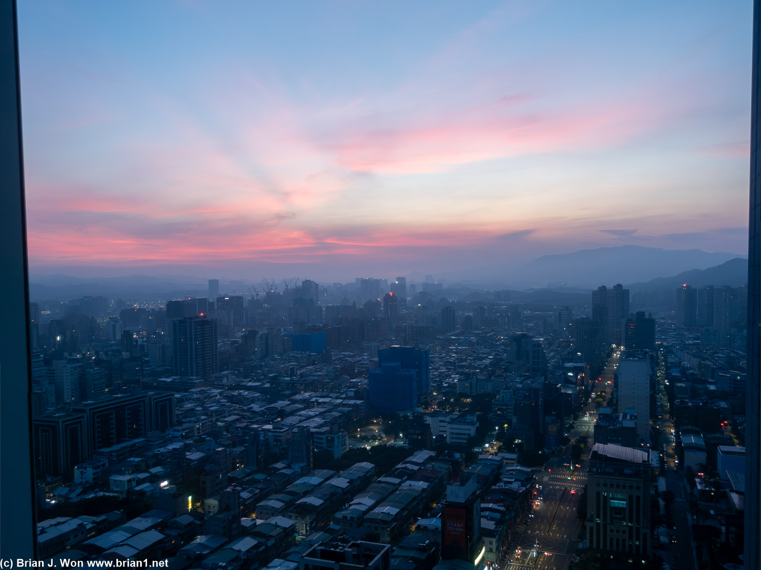 Sunrise at 5am.
