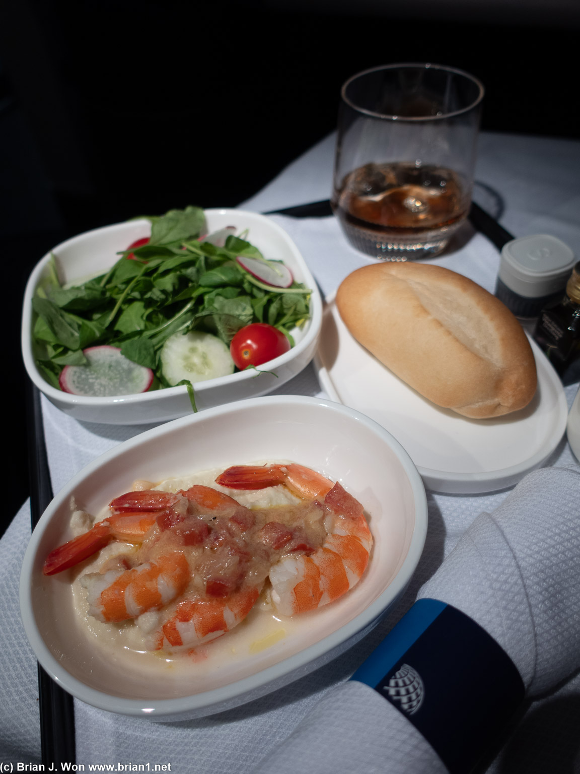 Appetizers and salad.