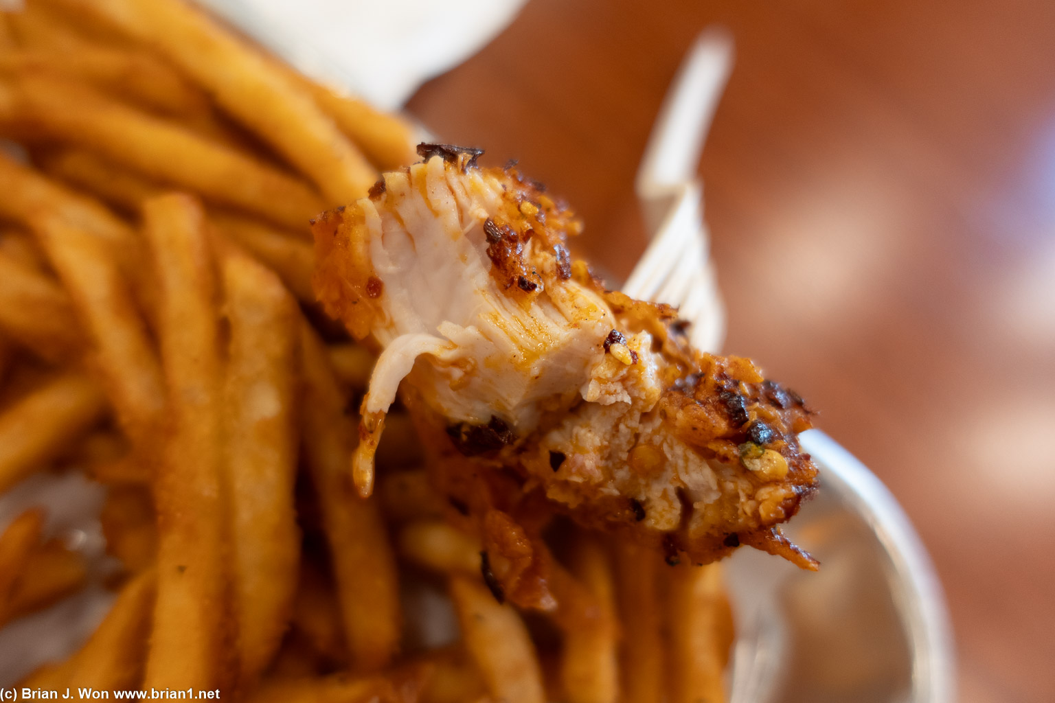 The chicken is quality, tho.