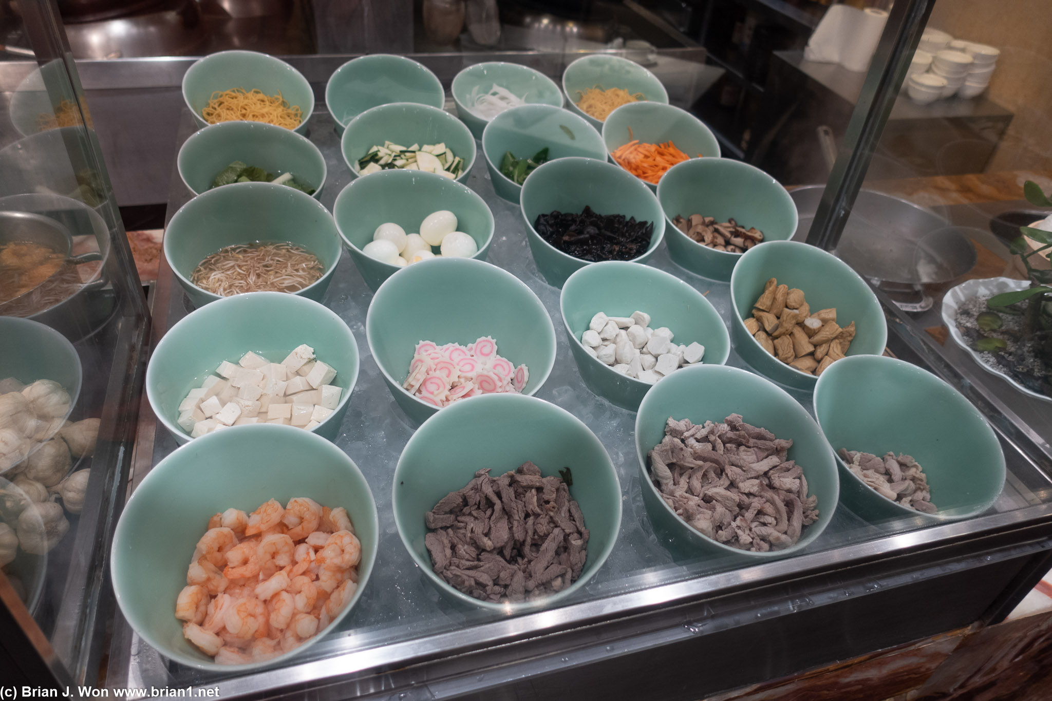 Made to order noodle bar, did not have time to try.