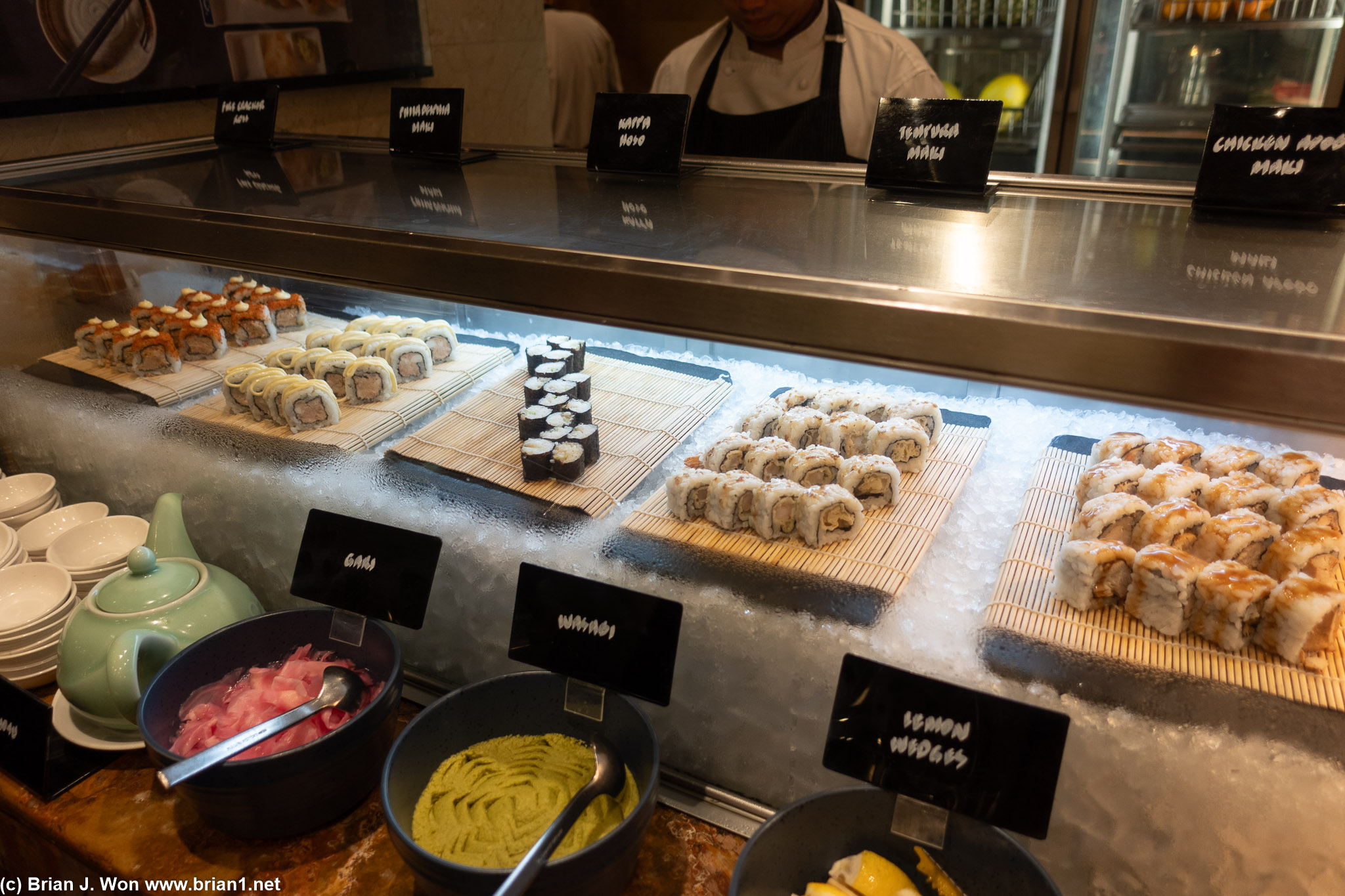 Sushi bar.