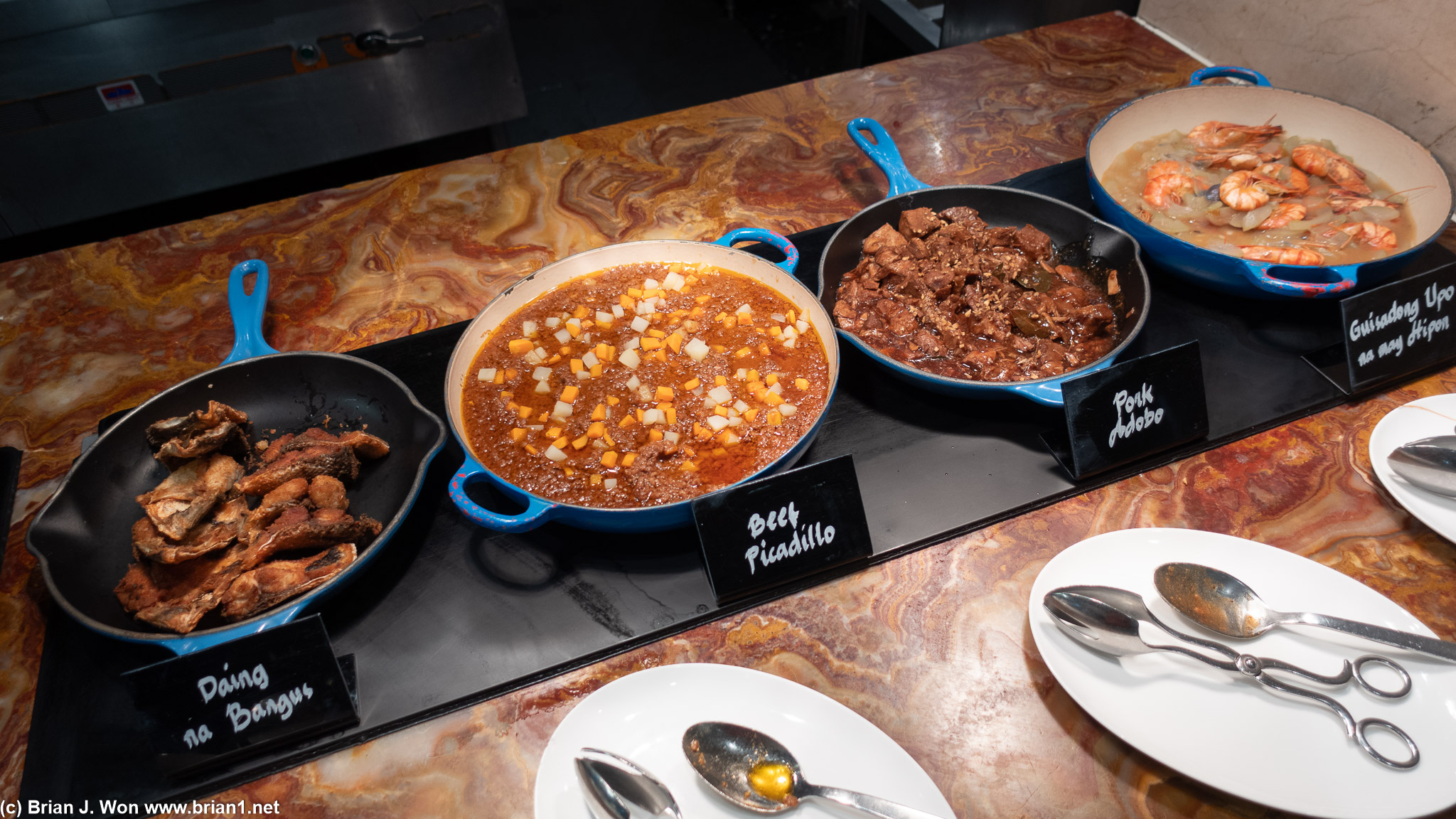 Filipino dishes.