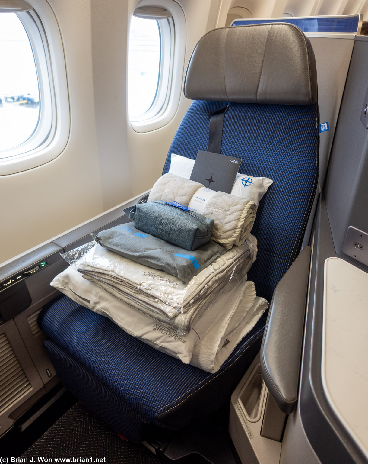 Exact same seat as the previous flight.