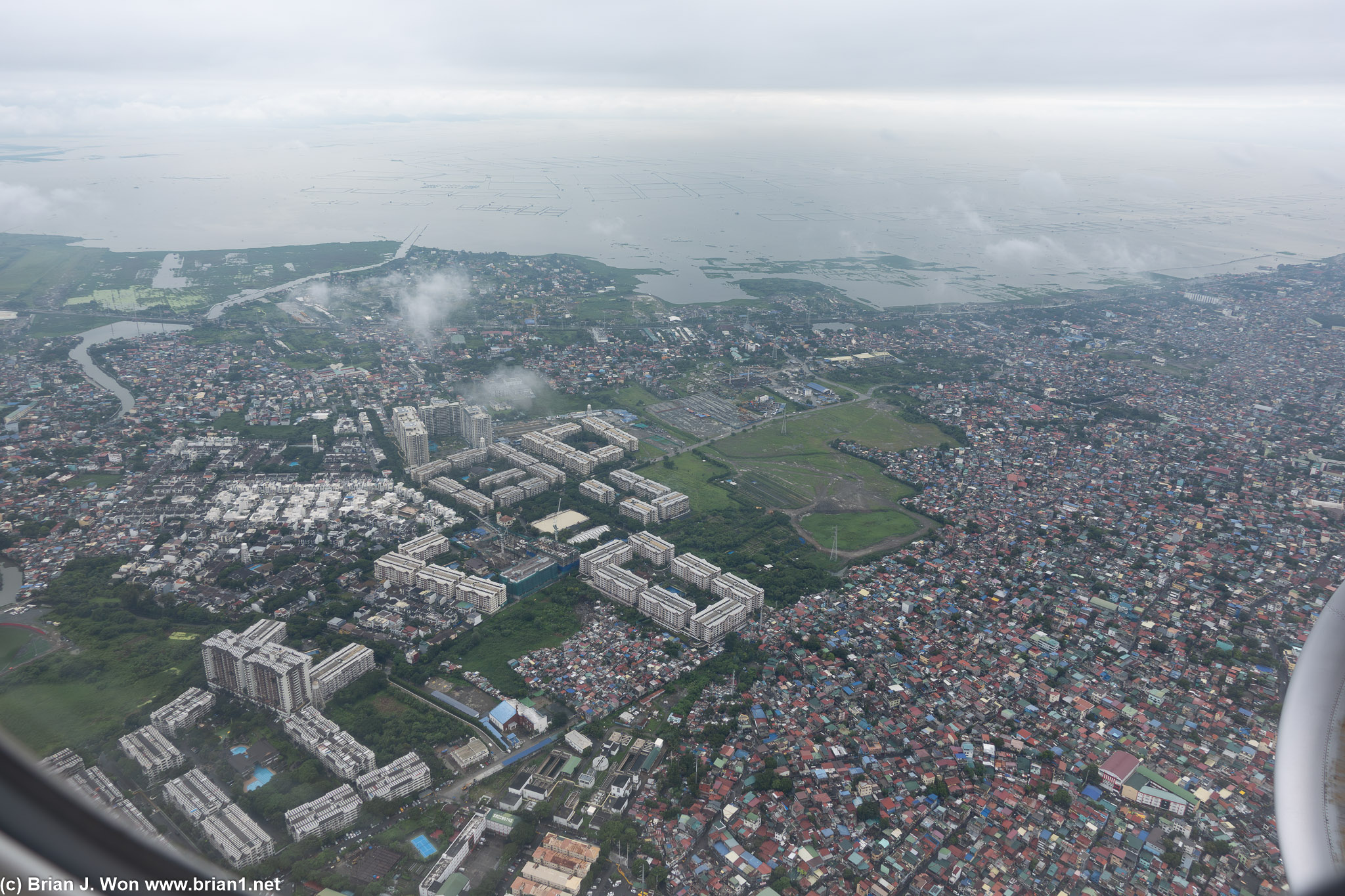 Took off heading northeast, pretty sure that's a big condo complex (Cedar Crest?) almost below the fligth path.