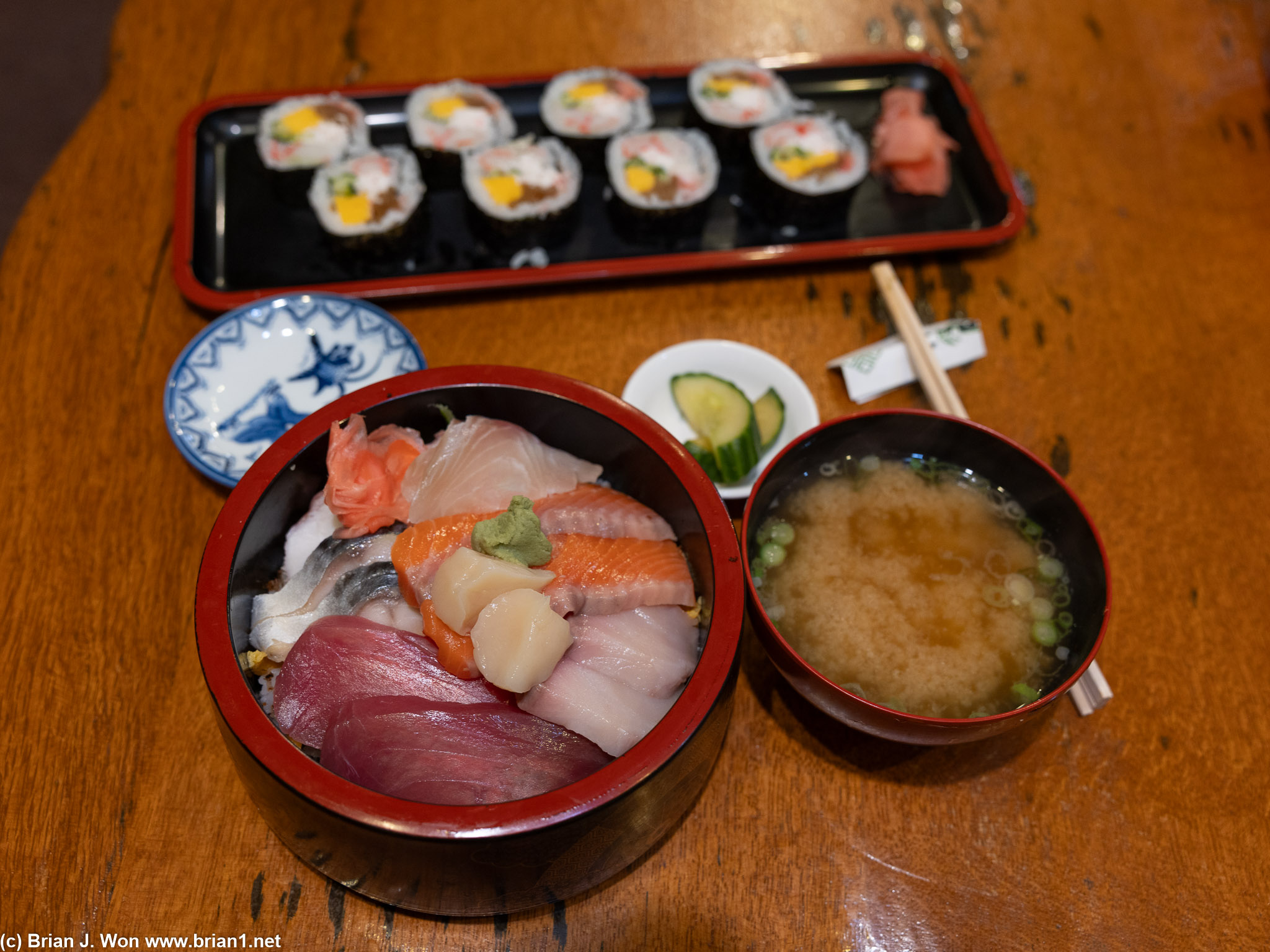 Not all the fish seemed the most fresh.