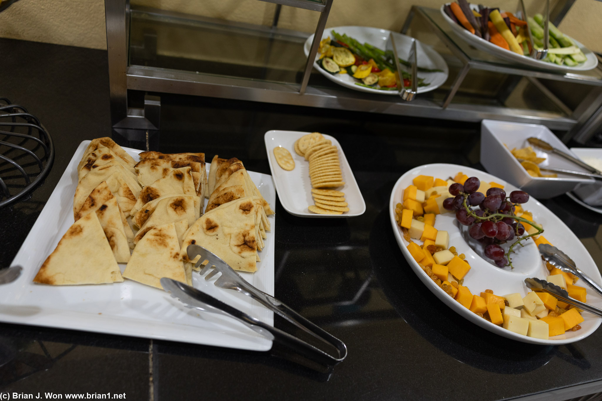 Modest. Like a US-domestic airline lounge.