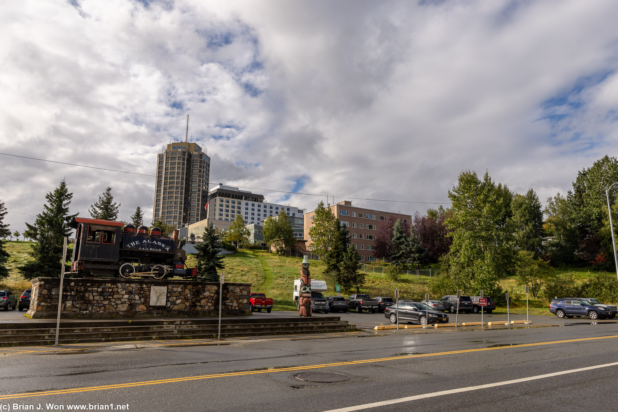 Alaska Railroad Depot.