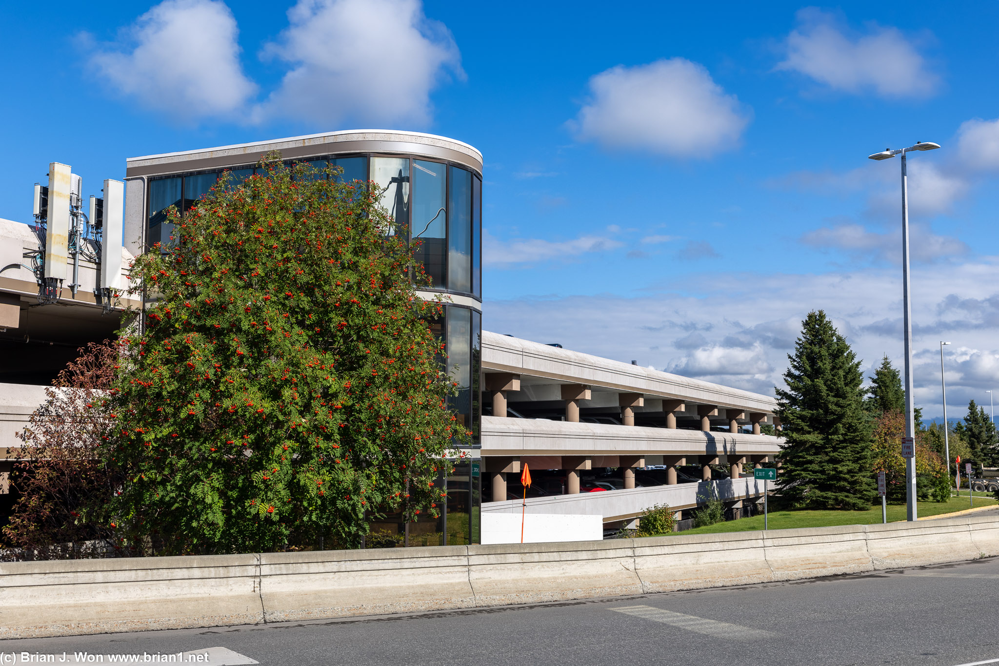 Parking garage for the south terminal.