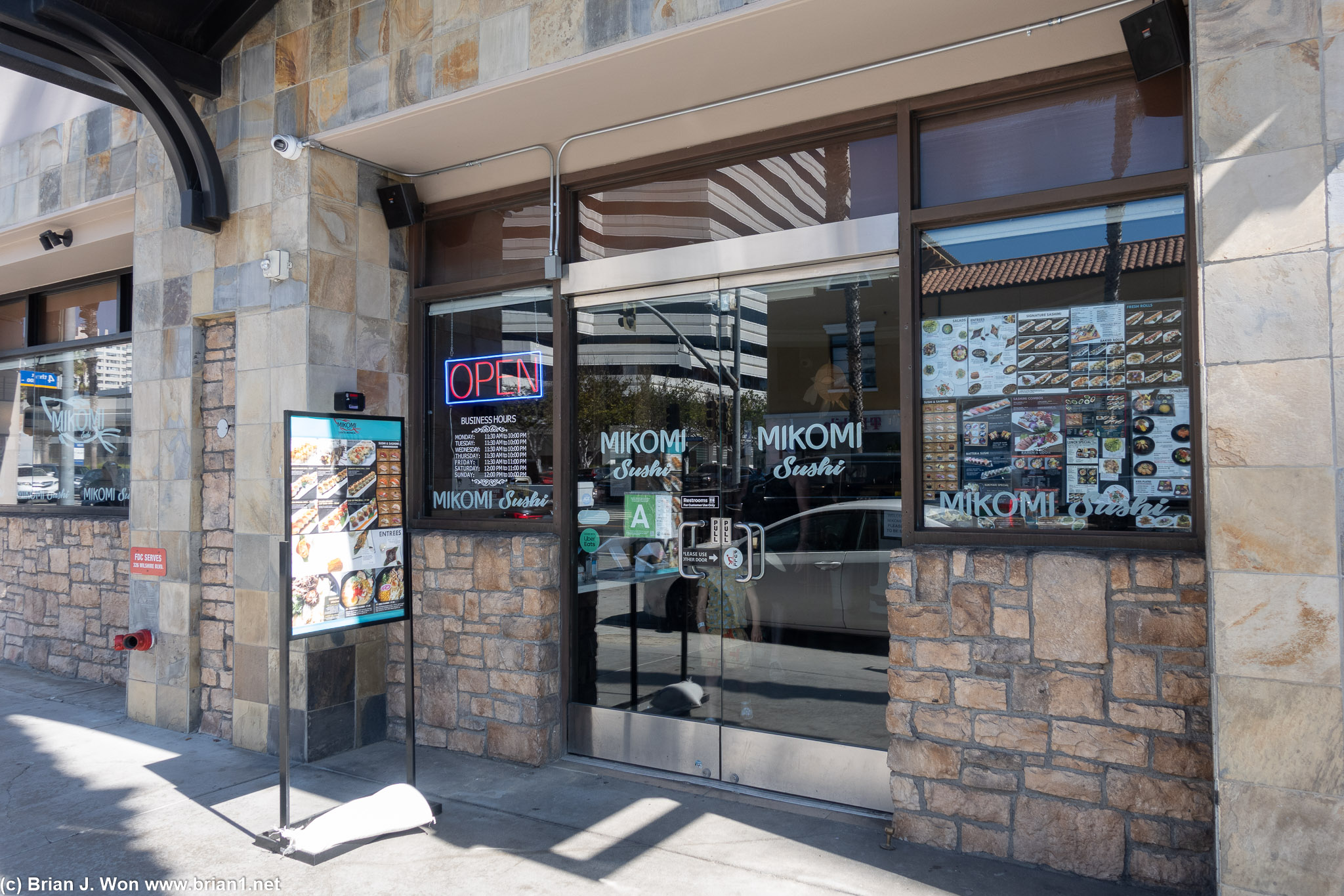 Mikomi Sushi, in the old P.F. Chang's spot.