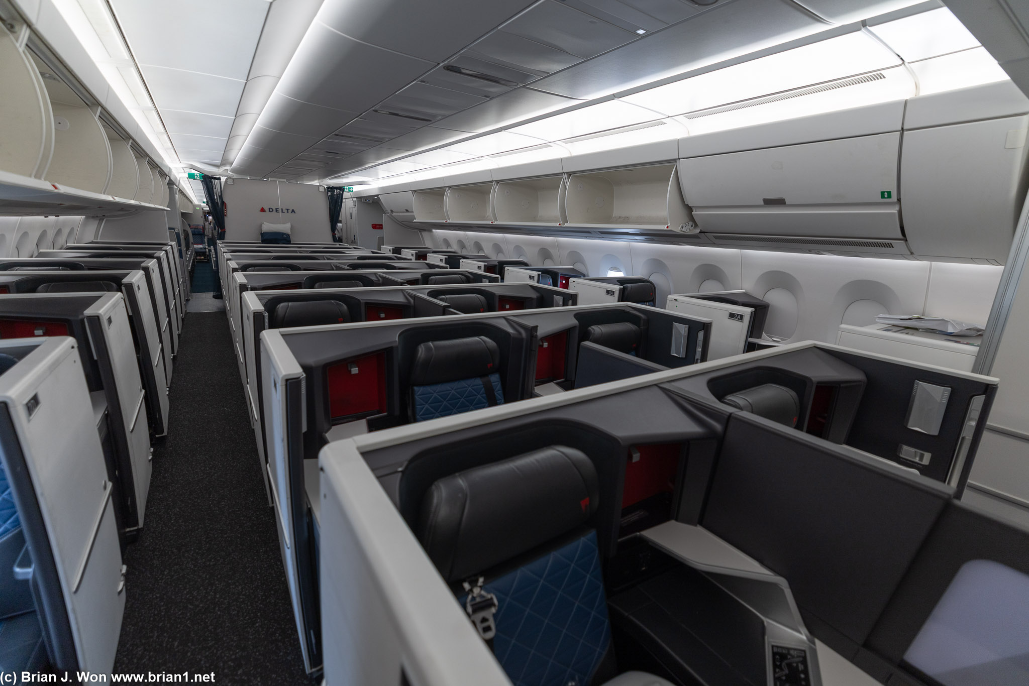 Delta One, aka Thompson Aero Seating Vantage XL seats.