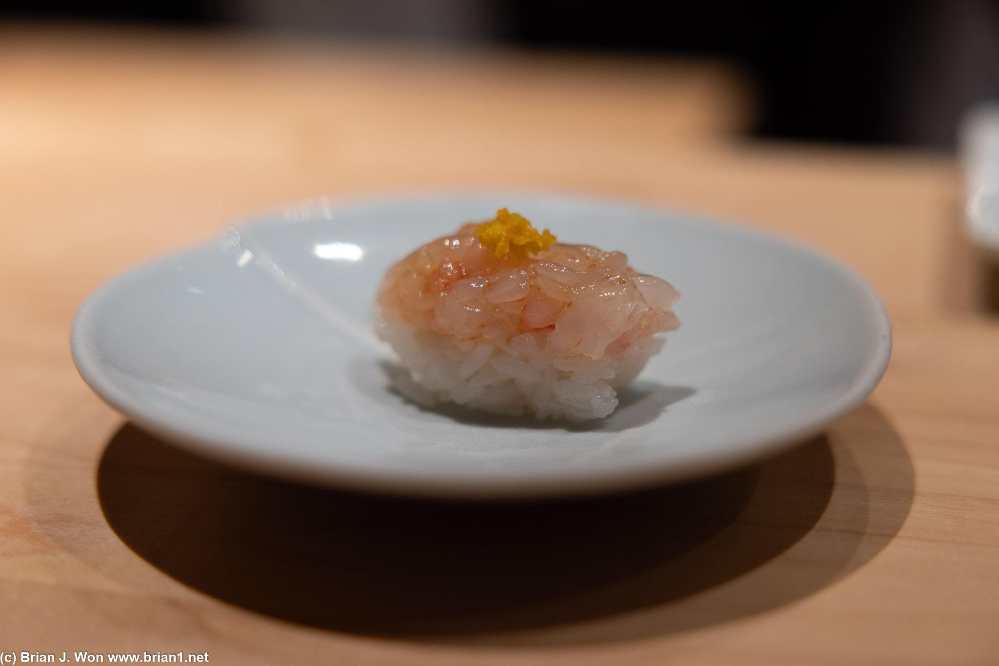 Maine lobster with yuzu zest.