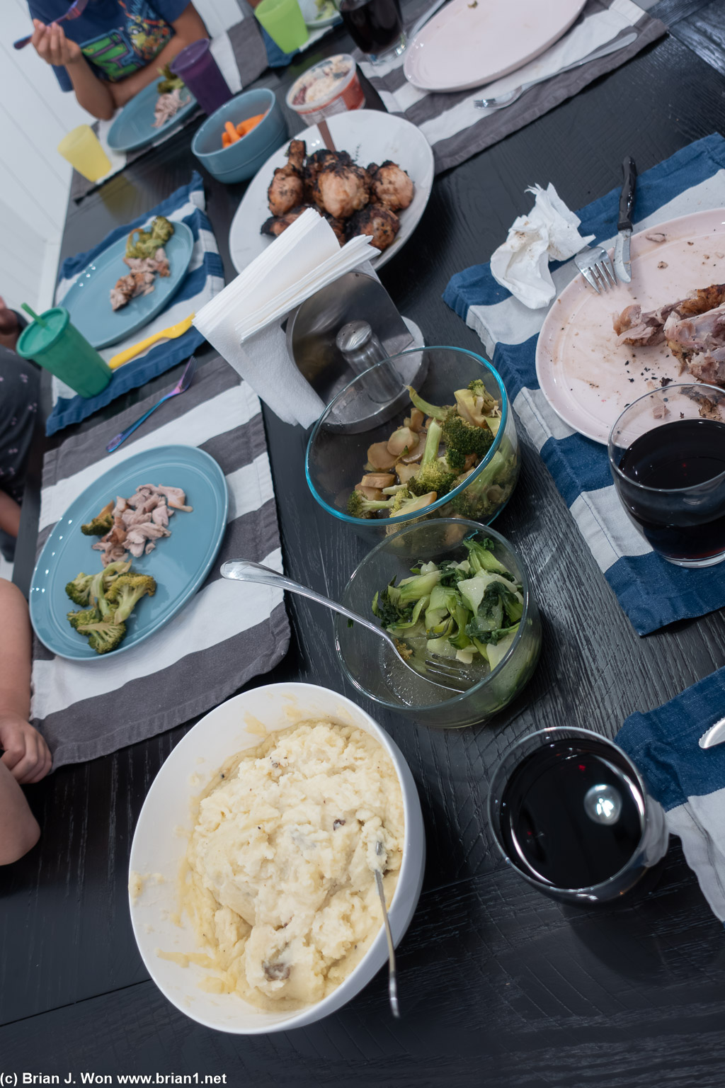 The spread.