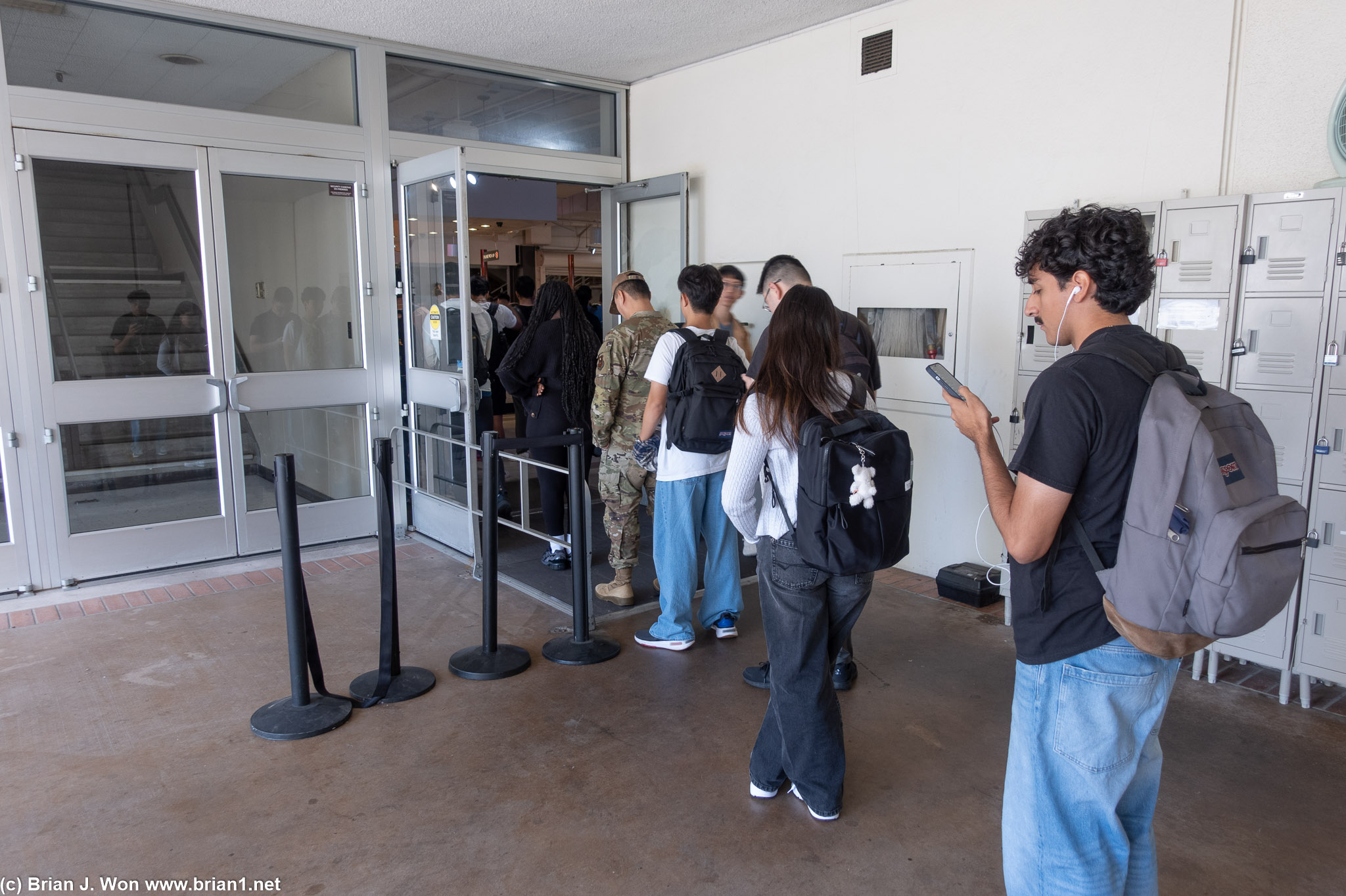 Line out the door.