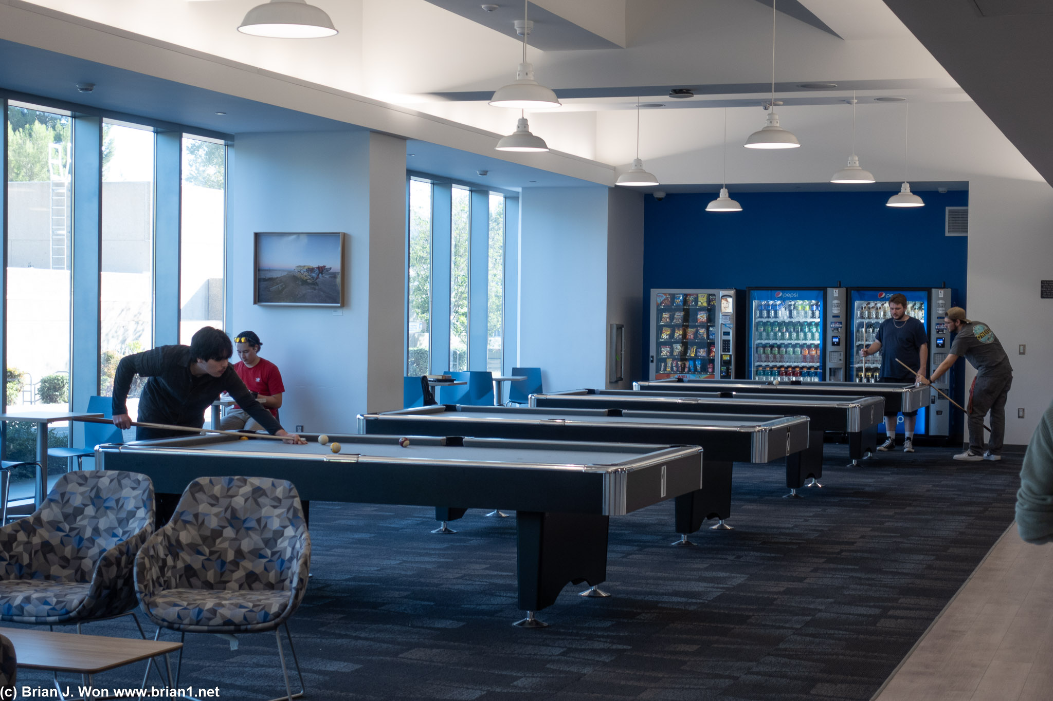 And pool tables.