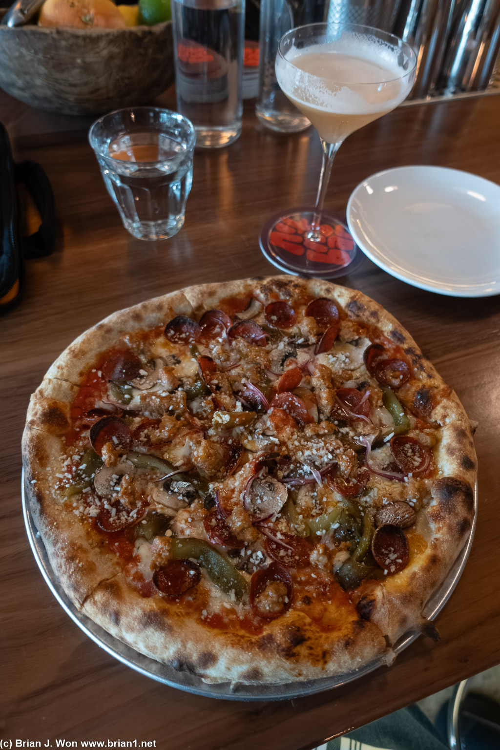 Supreme pizza.