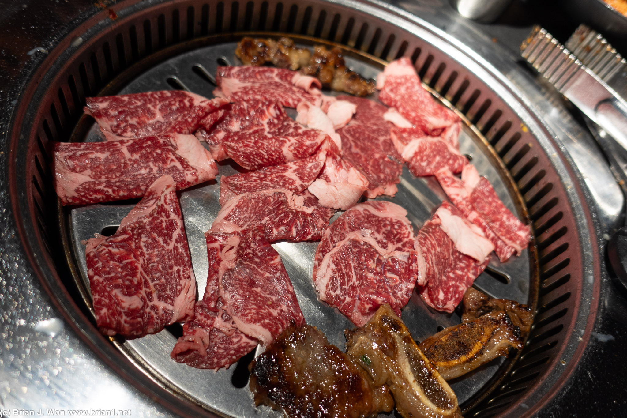 This round of brisket looked good, but was not as good as the first two rounds.