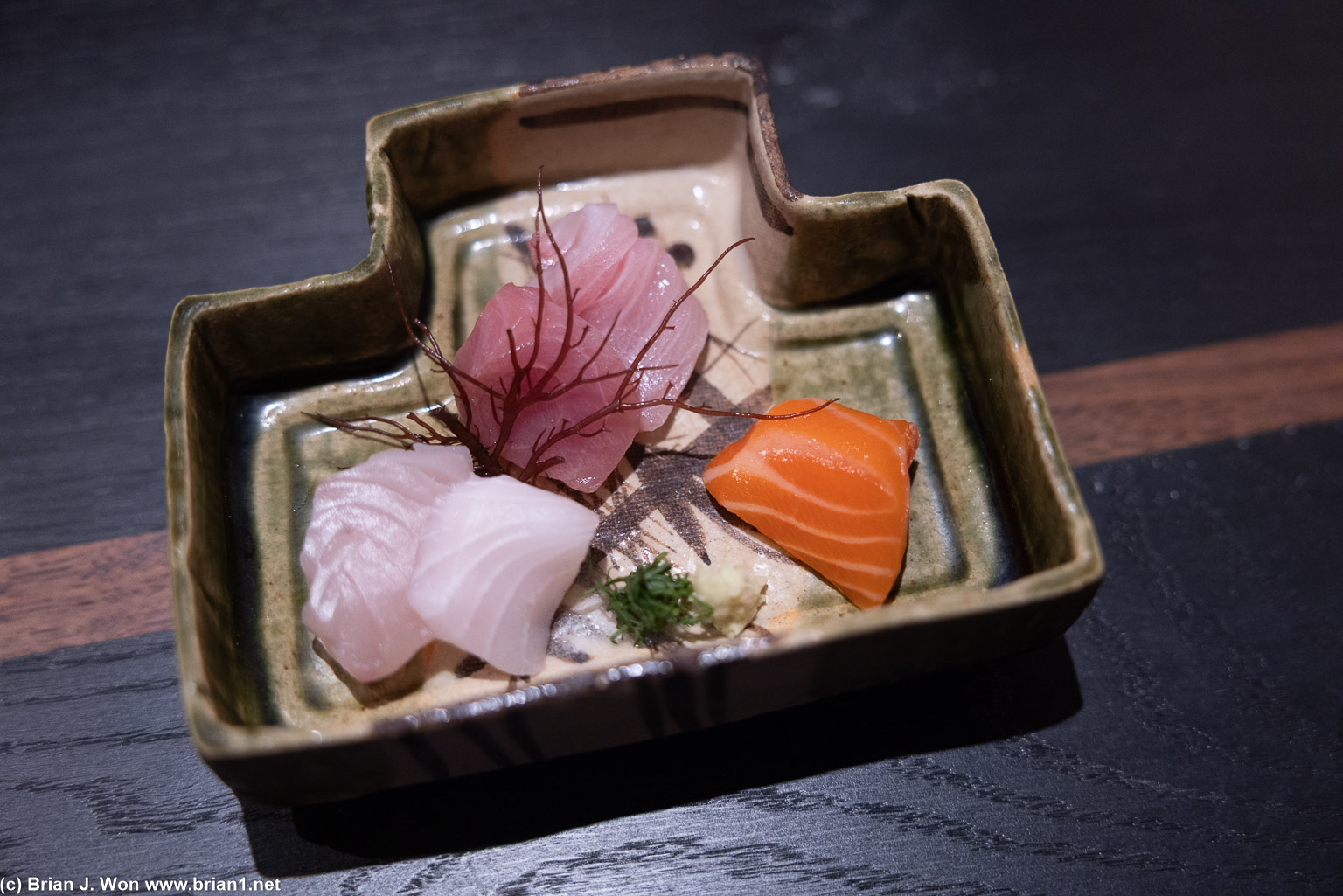 Otsukuri: Tasmania ocean trout, butterfish, Spanish mackerel, buri (yellowtail).