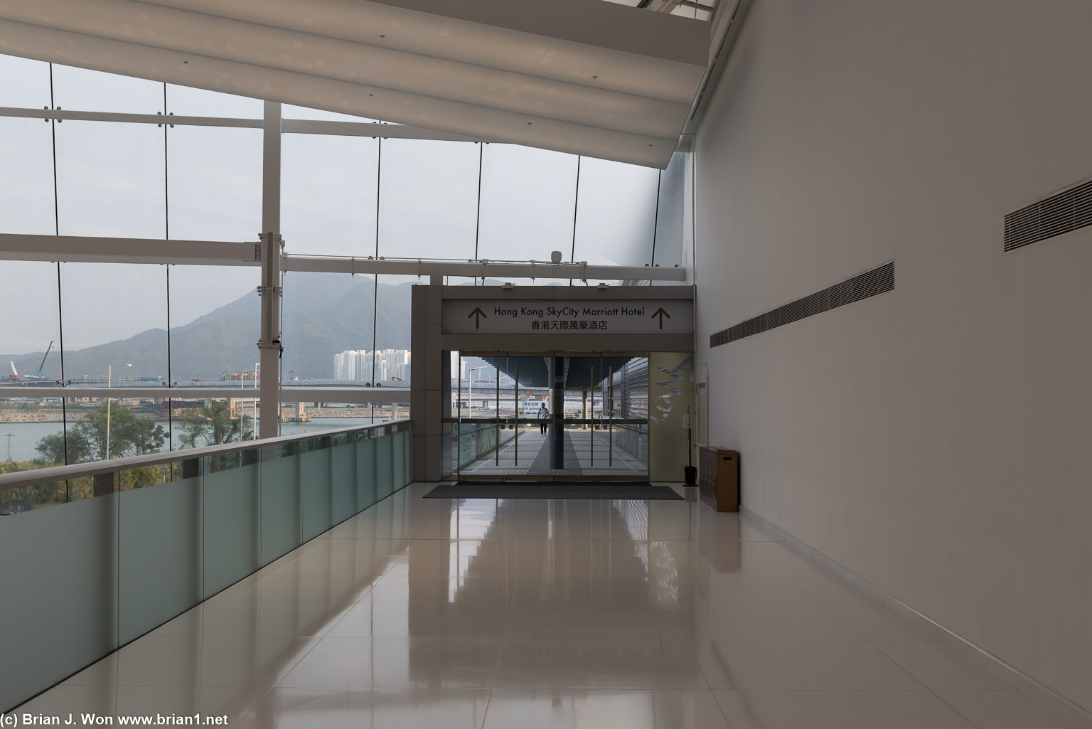 One stop from HKG to Asia-World Pacific Expo station.