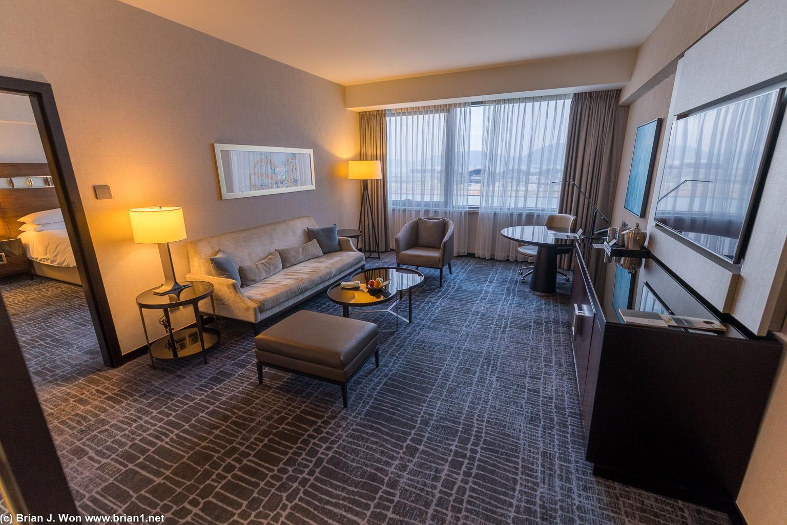 Upgraded to a suite.