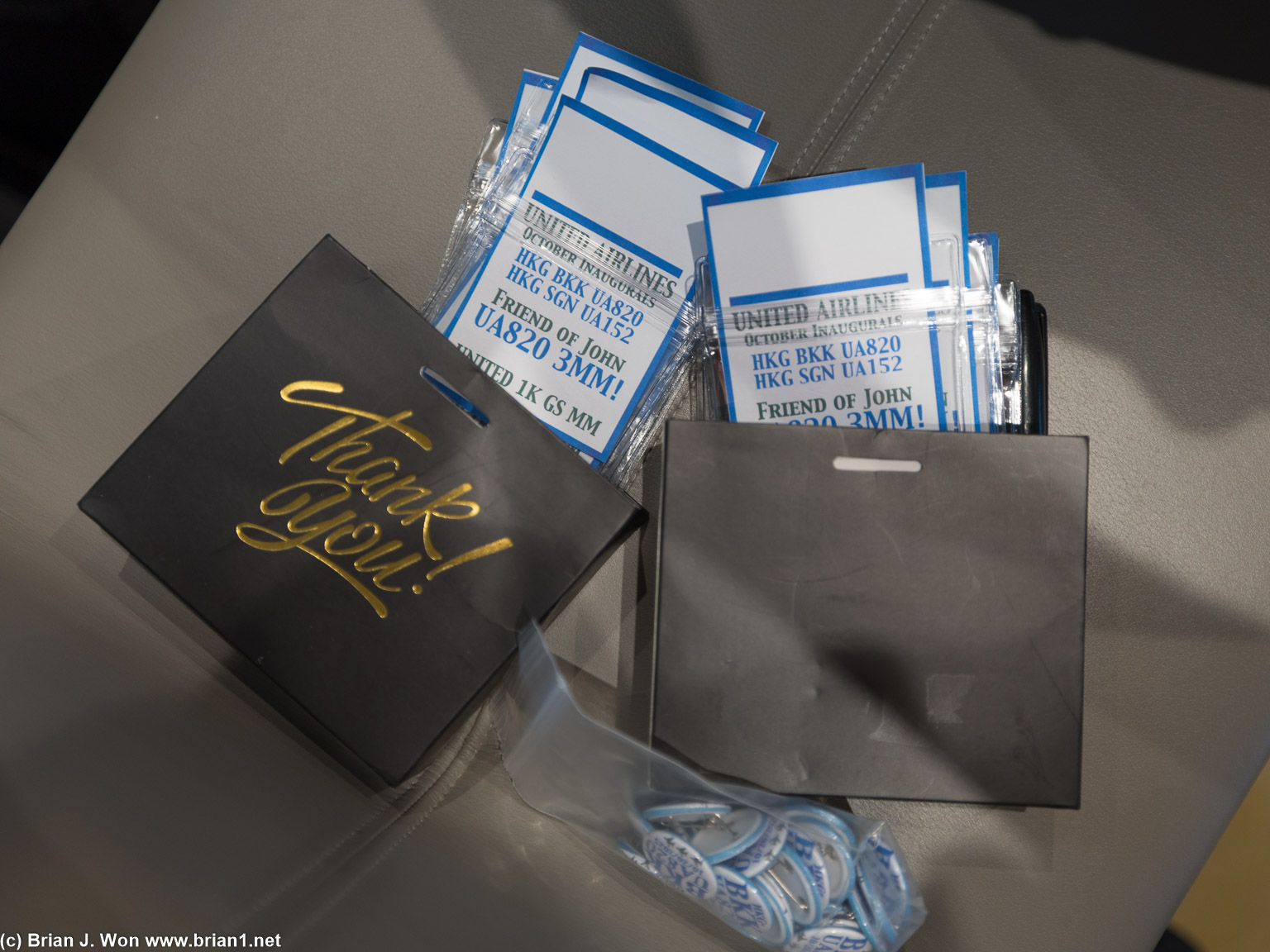 Amy going way over the top as well, with badges, lanyards, and pins.