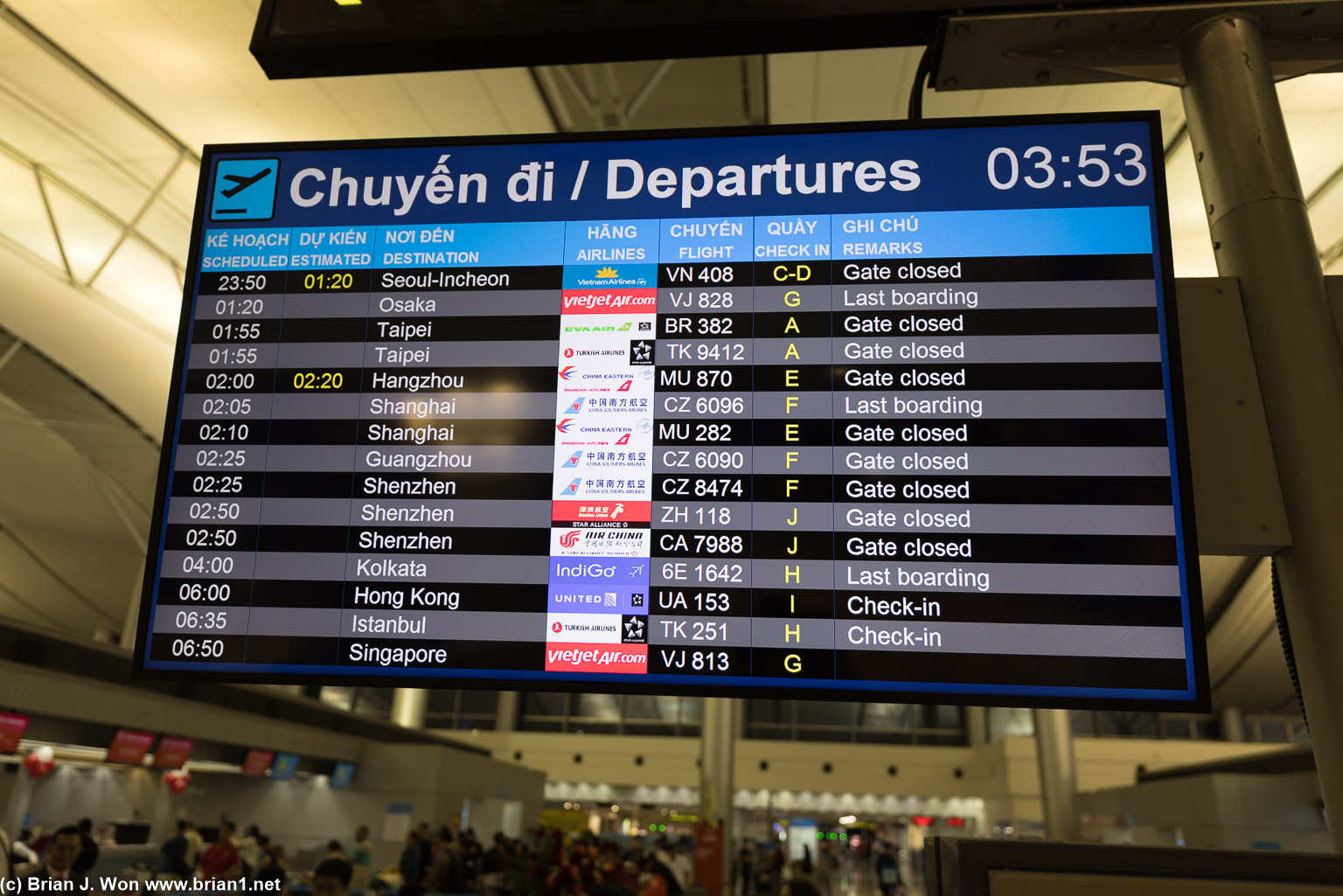 2nd return of UA 153.