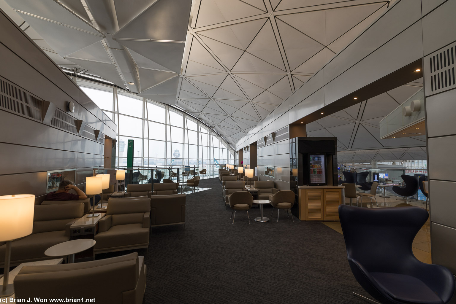 Not all of the club has views.