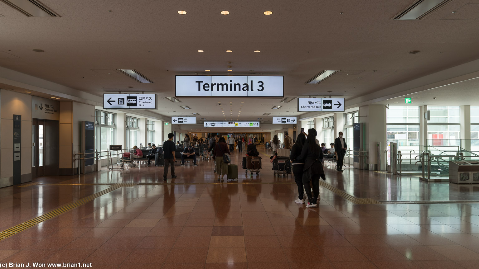 Terminal 3 is directly connected.