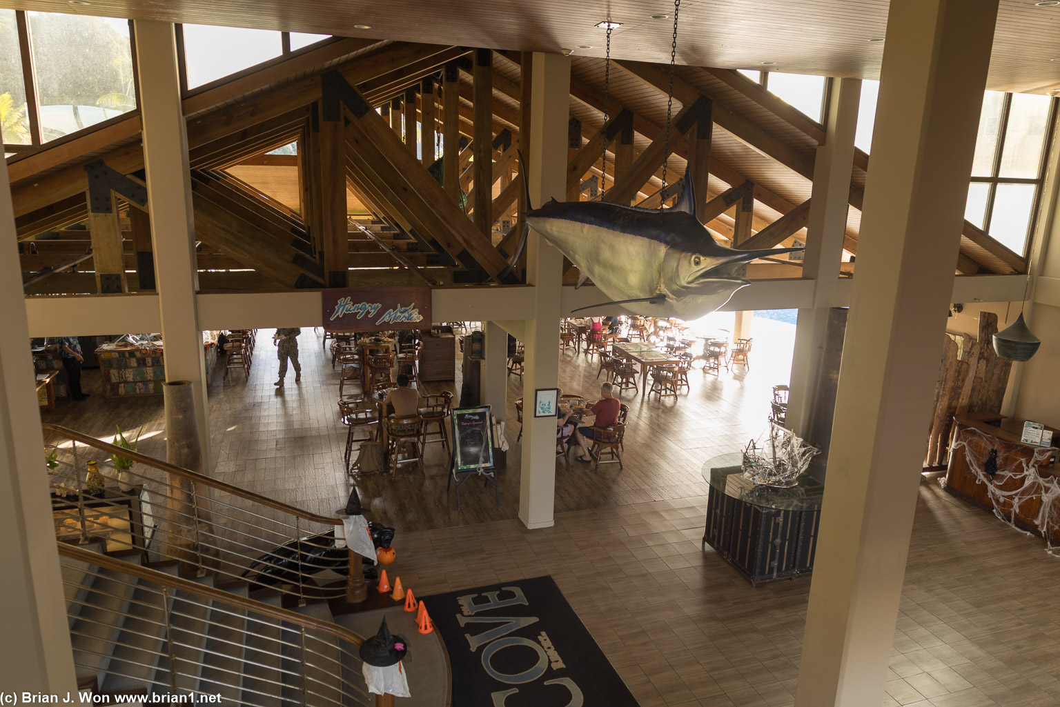 Lobby of COVE Resort.