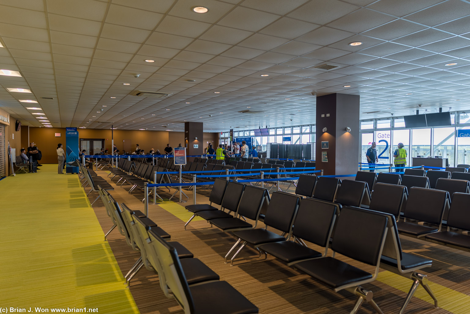 Modest but modern airport.