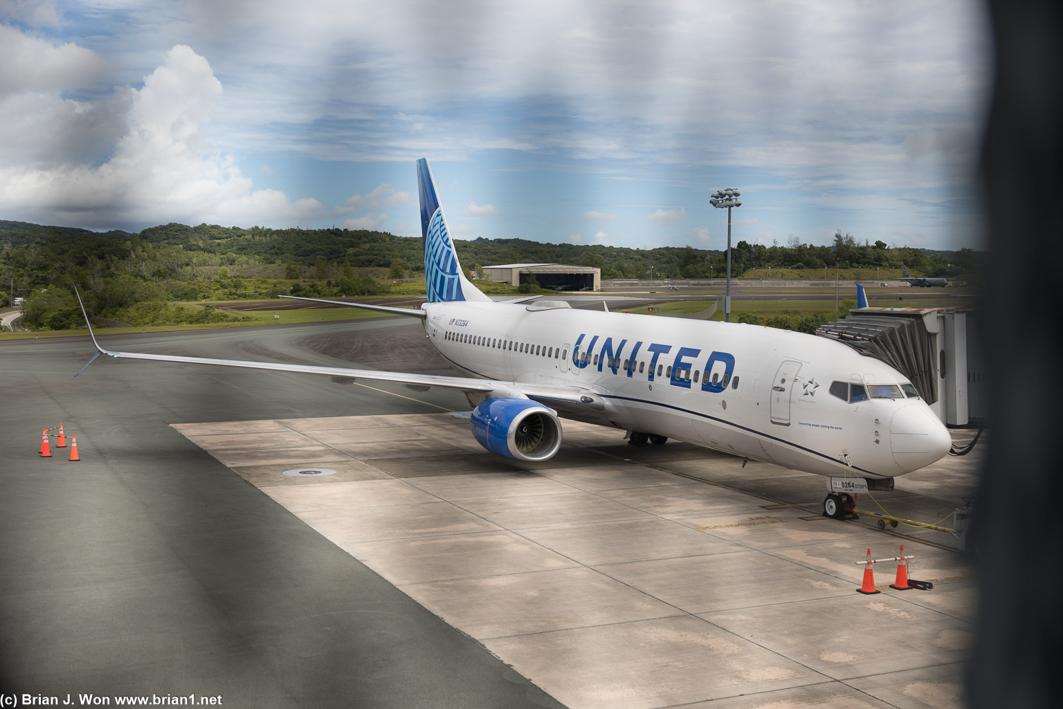 N33264, ready to go for the return inaugural.