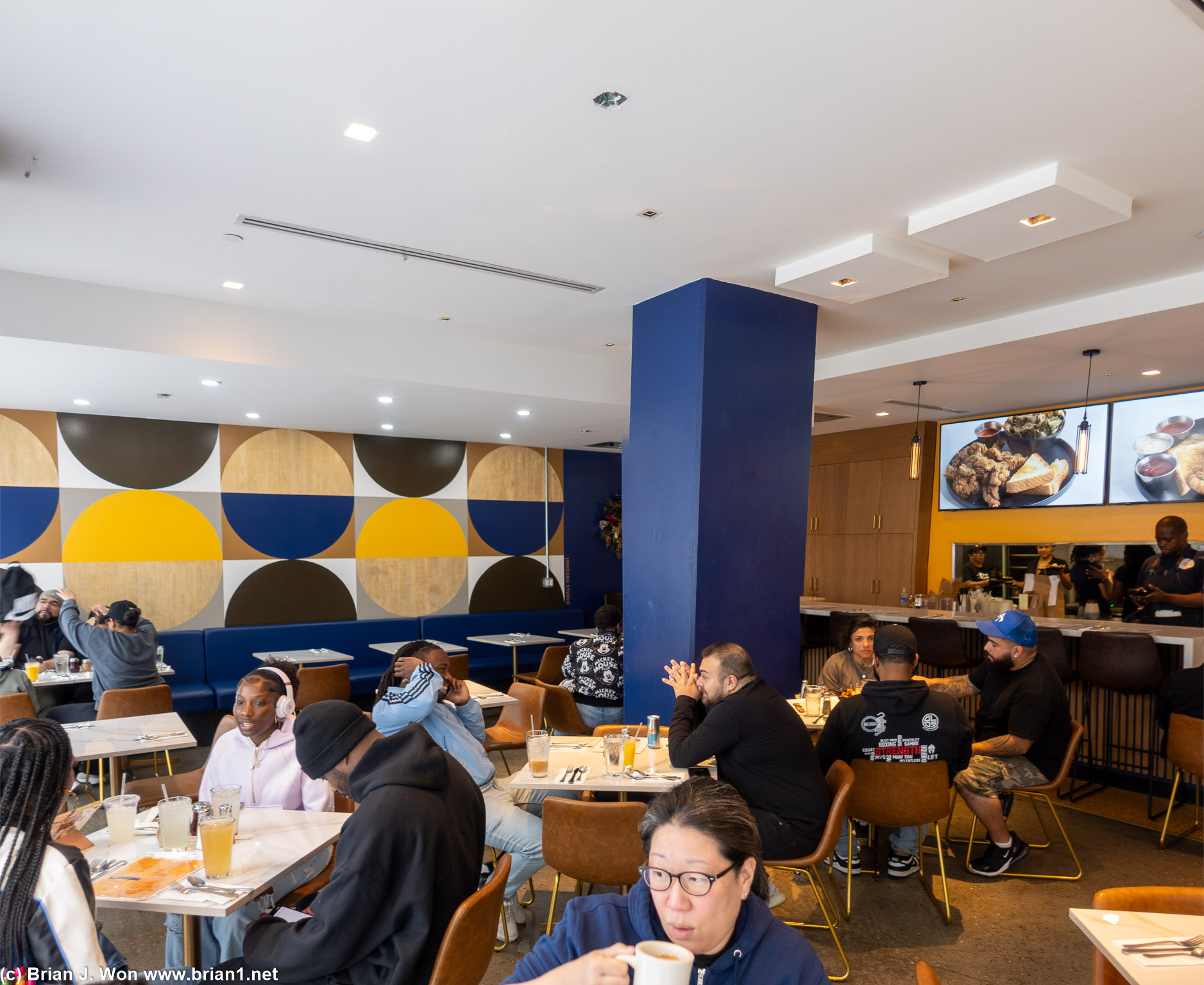 Brunch at Gritz N Wafflez.