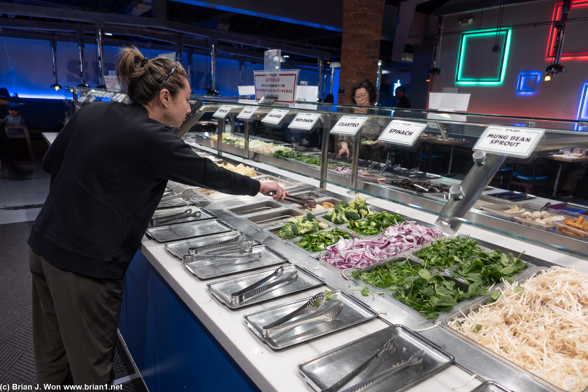 Dinner at Shabuya in k-town.