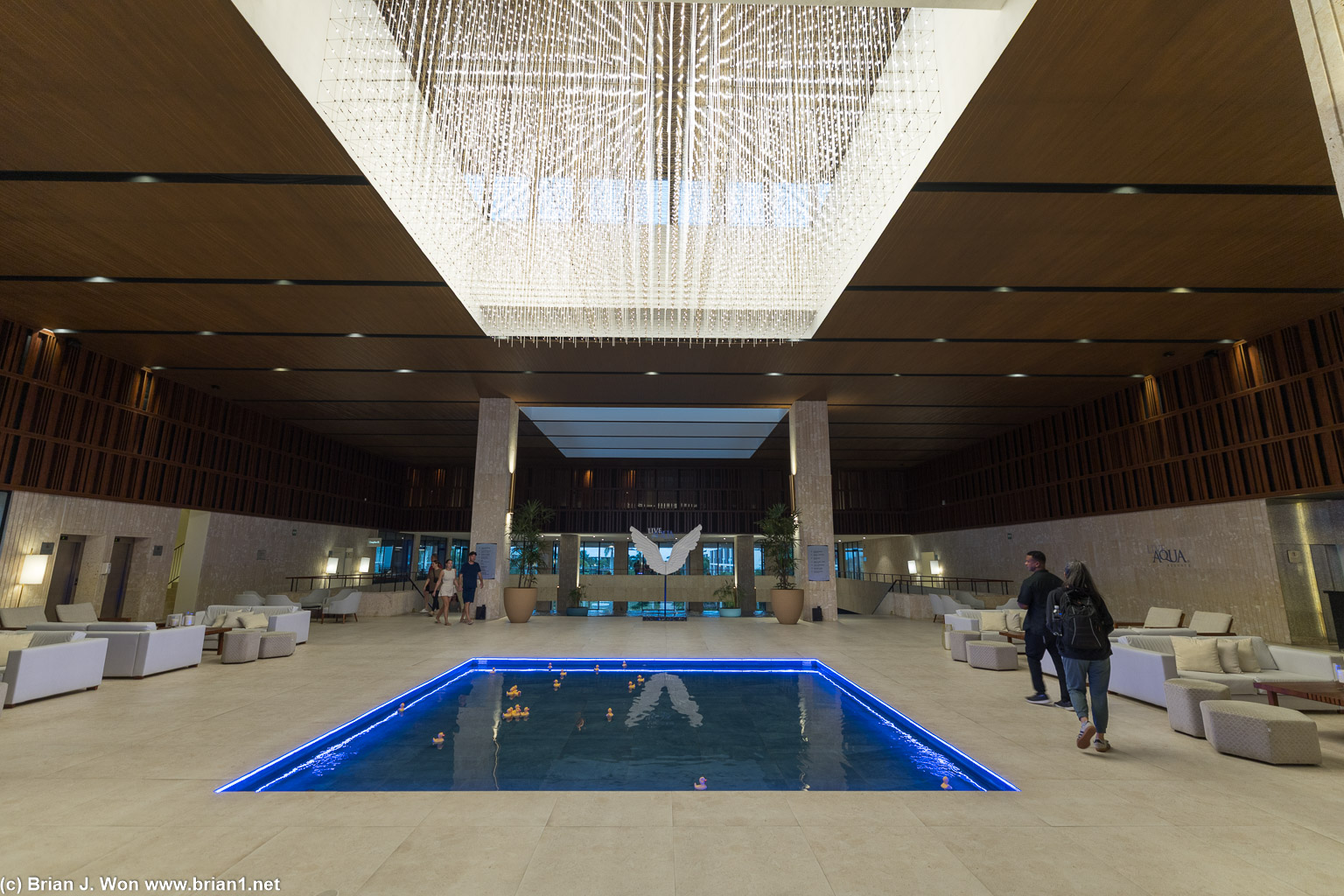 Lobby of the Live Aqua Punta Cana.