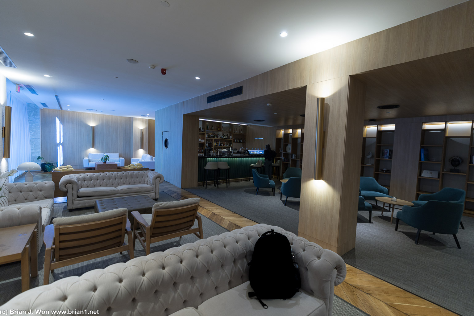 VIP lounge. Not sure how or why we had access.