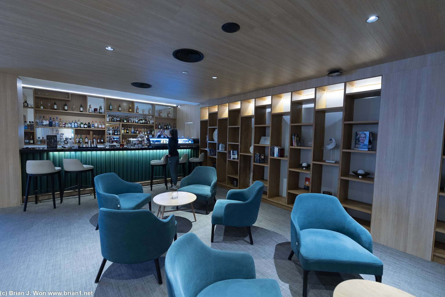 VIP lounge. Not sure how or why we had access.