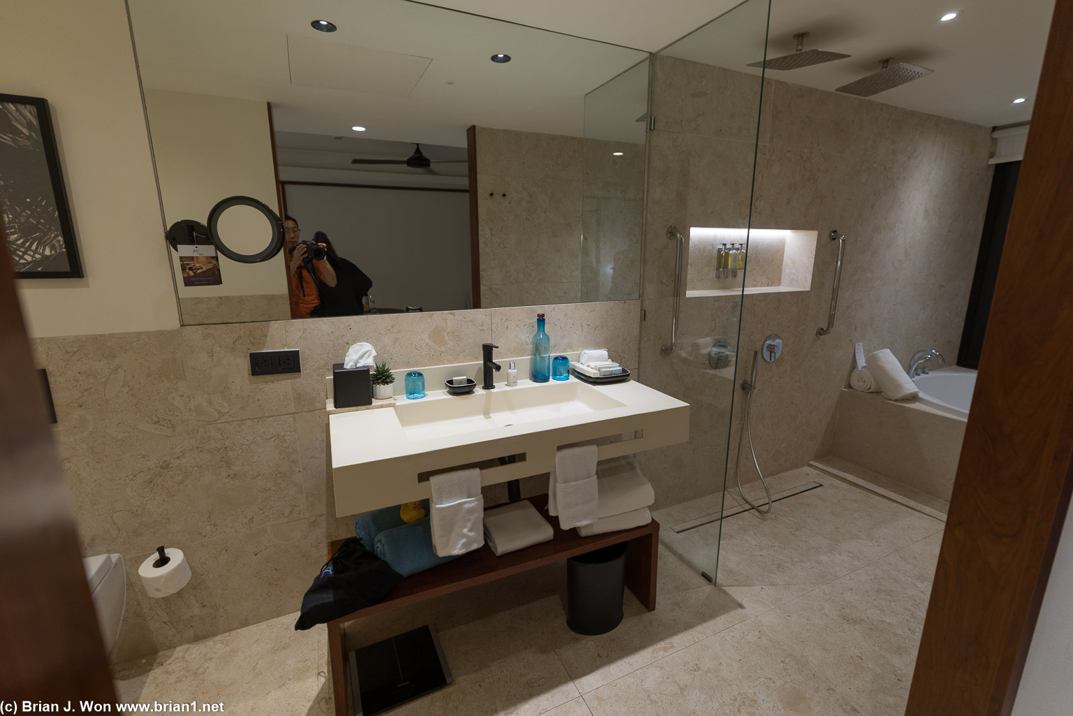 Bathroom. Yes, tub is ocean view.