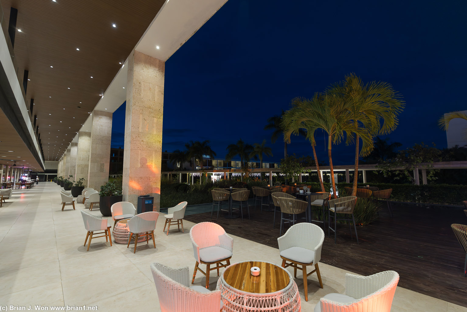 Ground floor outside.