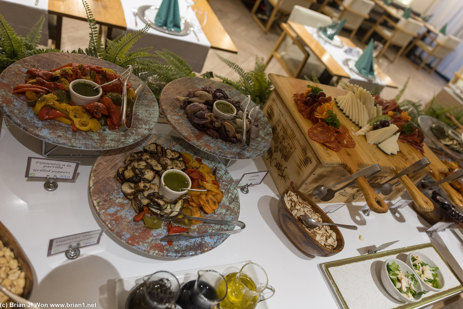 Buffet items seem familiar.