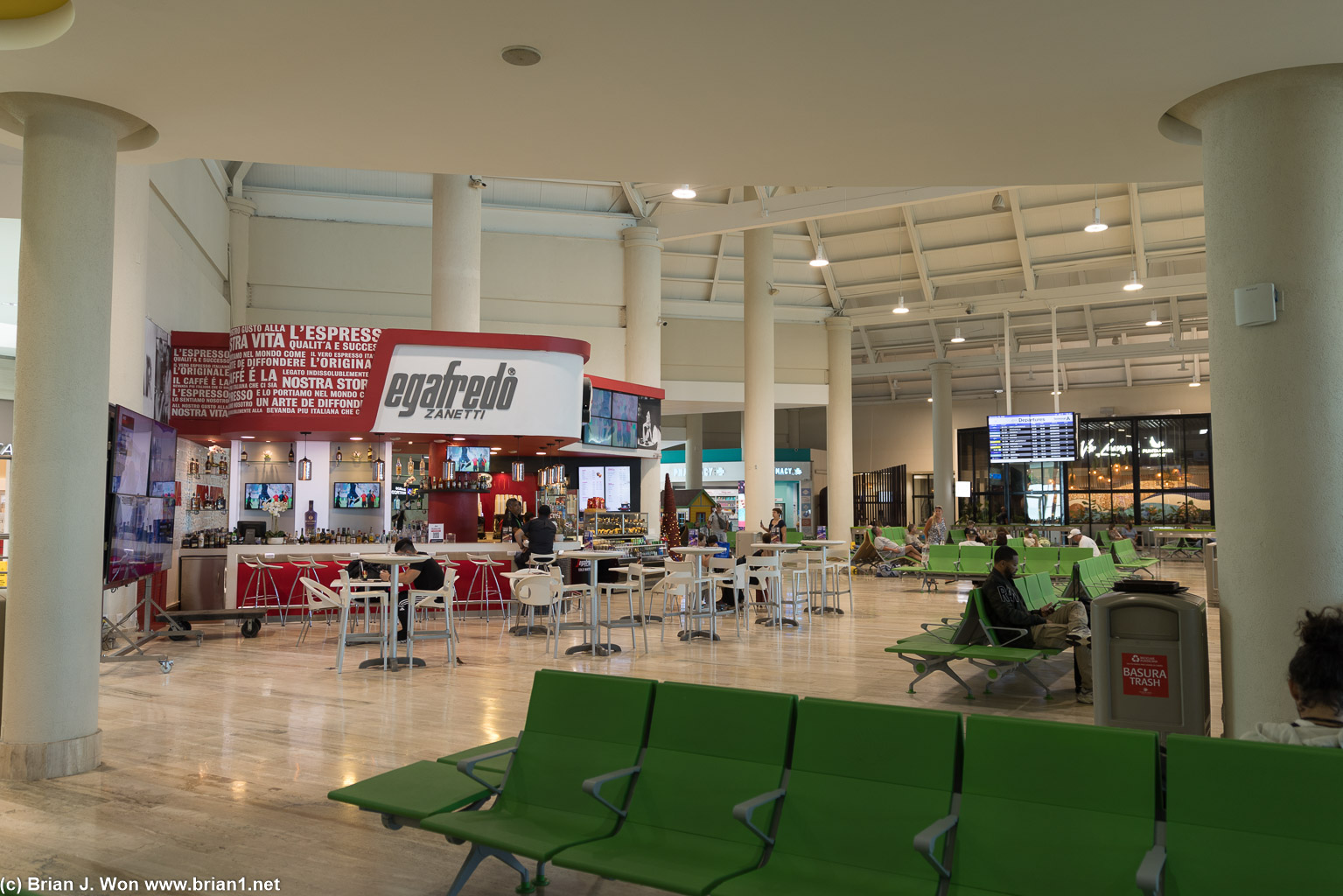 Punta Cana International Airport is deserted this early. We could have left 30 minutes later easily.