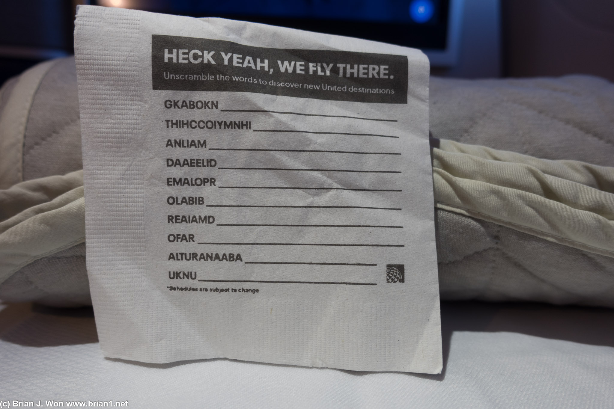 Bangkok, Ho Chi Minh City, Manila, Adeliade, Palmero, Bilbao, Maderia, Faro, Ulanbaatar, Nuuk.