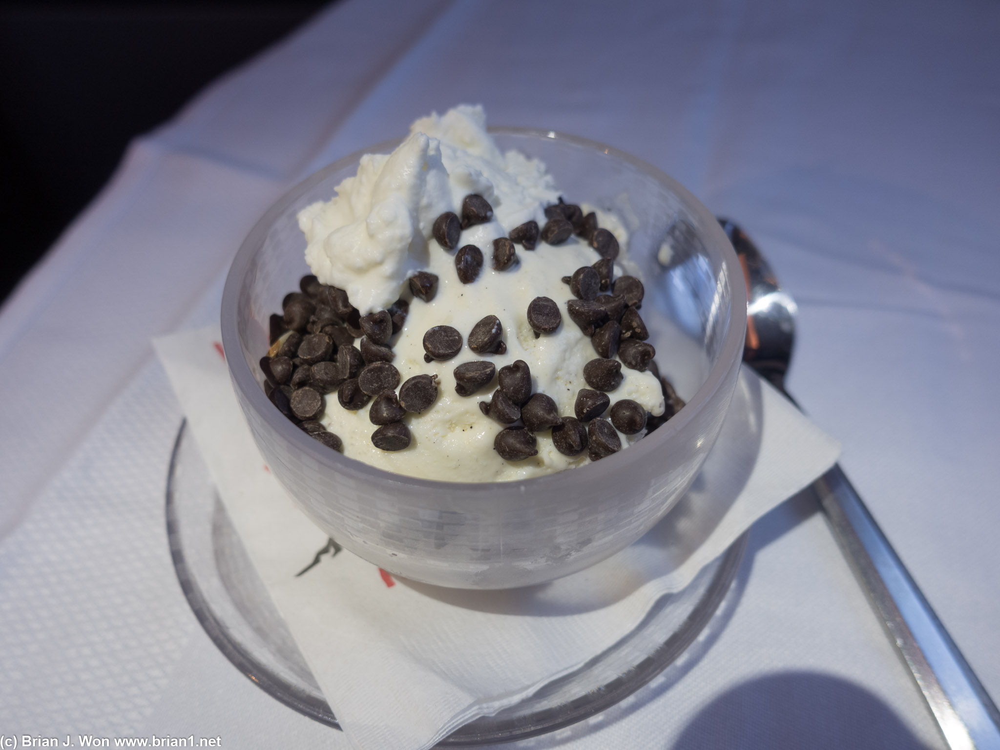 Can't resist ice cream.