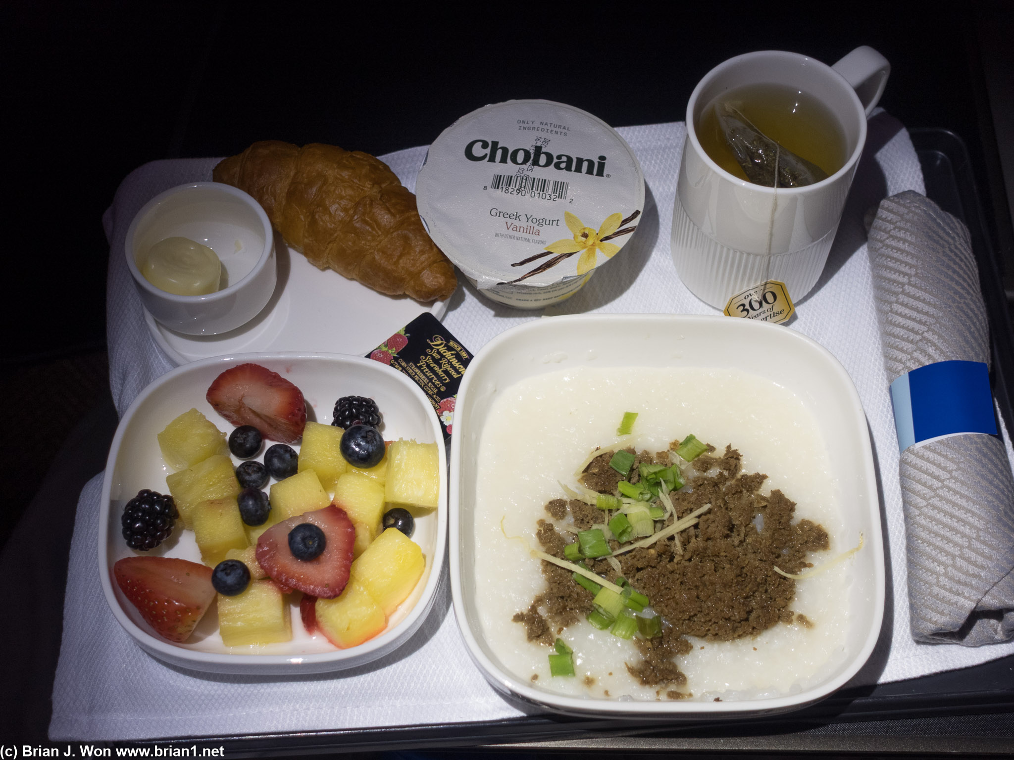 Beef congee is weird.