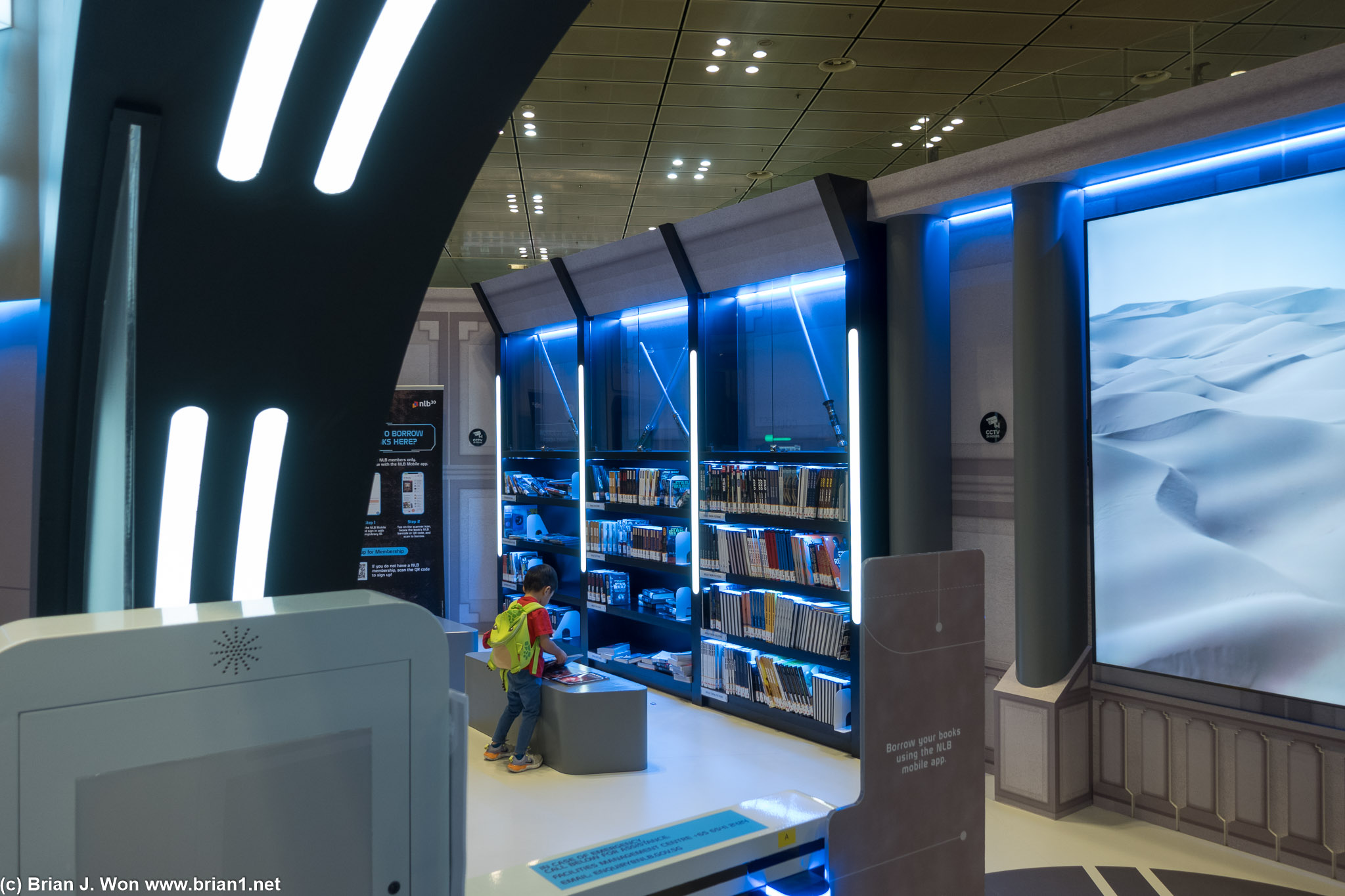 Star Wars Library in Terminal 3.