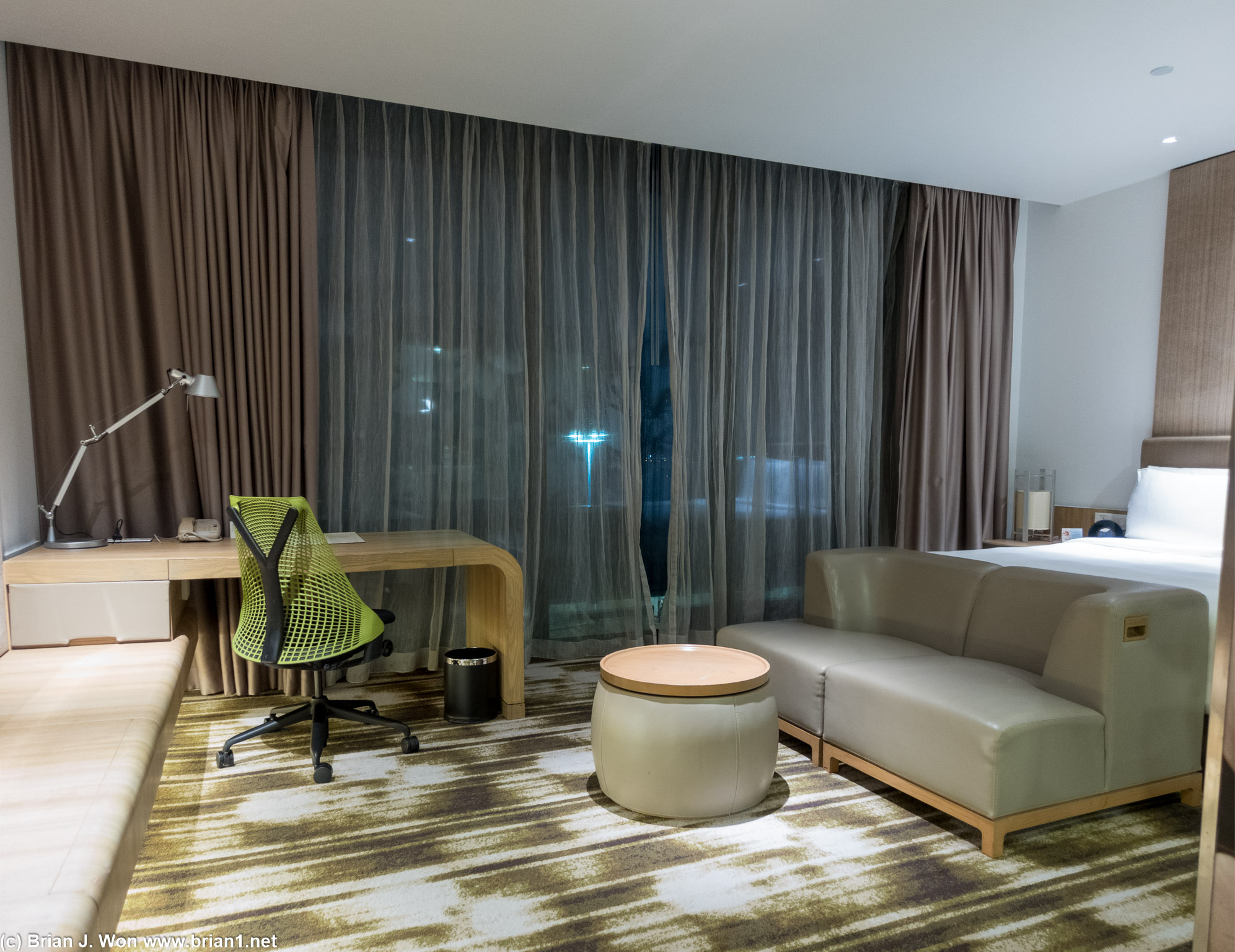 The desk chair is a bit incongruous.