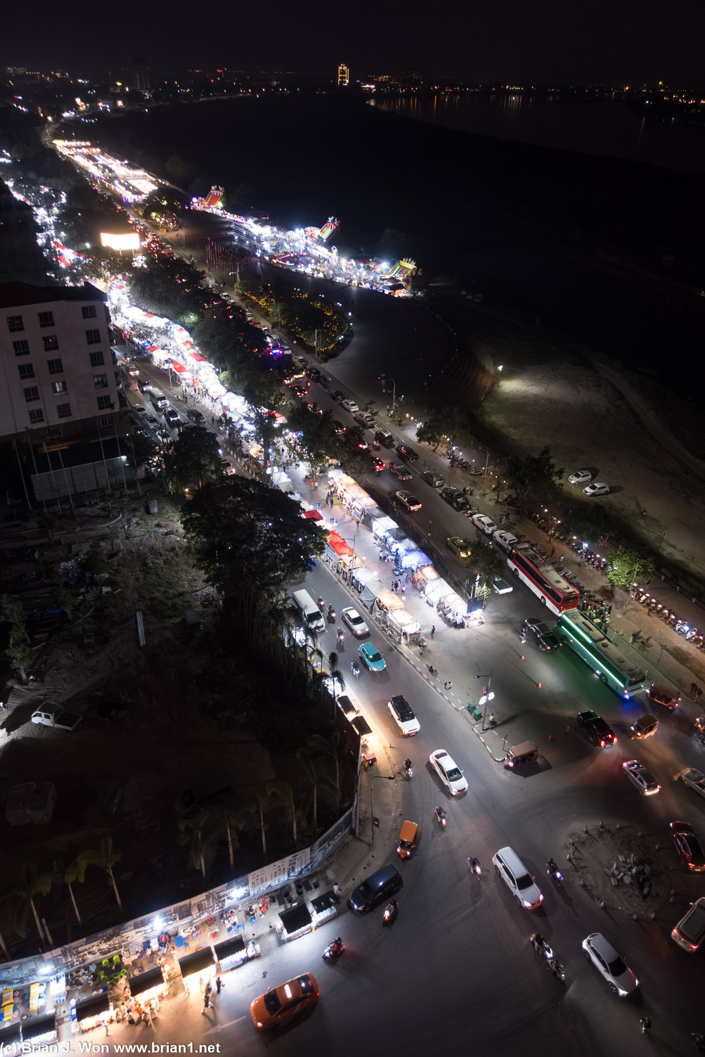 Night market now in full swing.