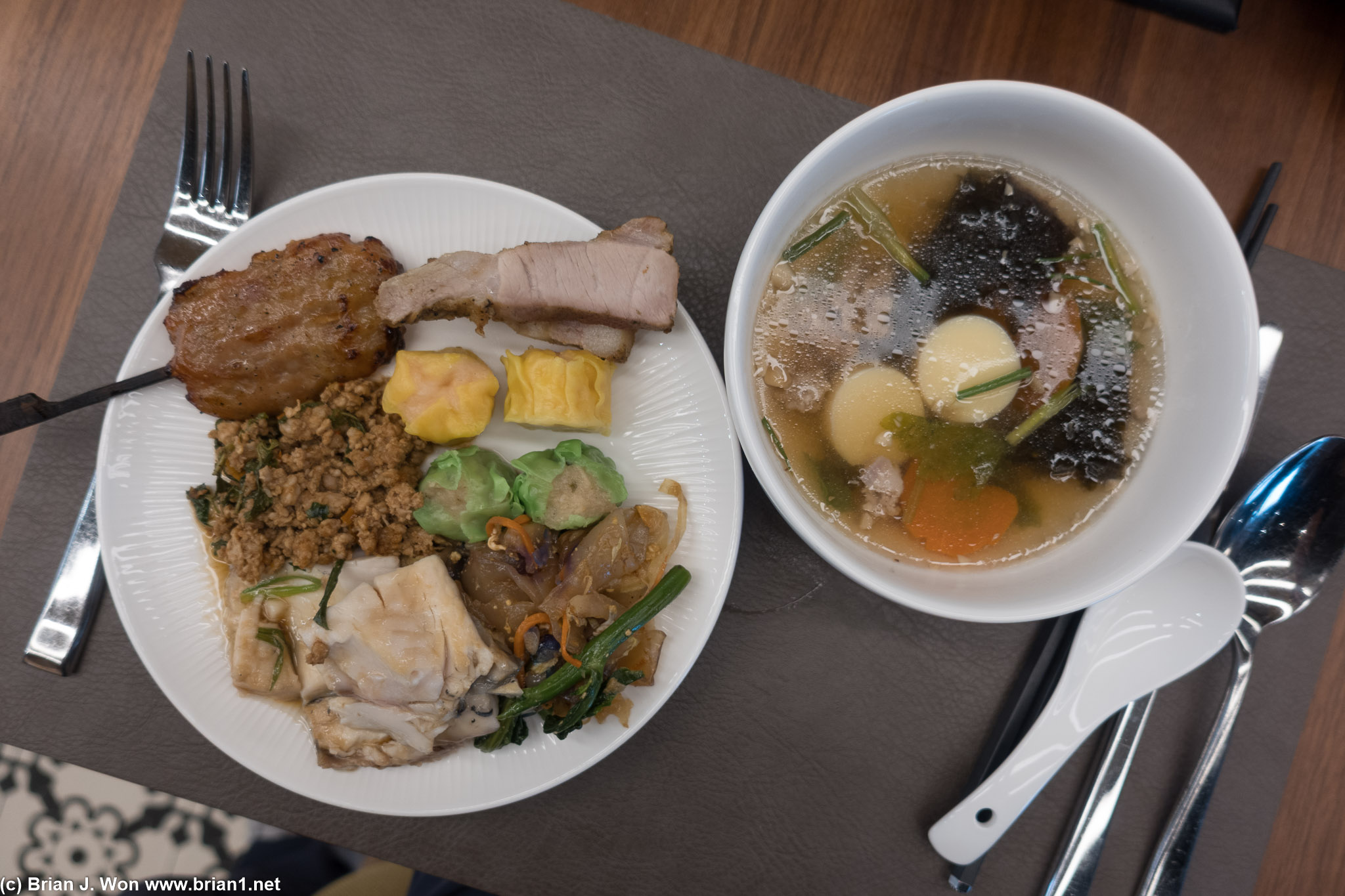 Yes, pork chop was good.