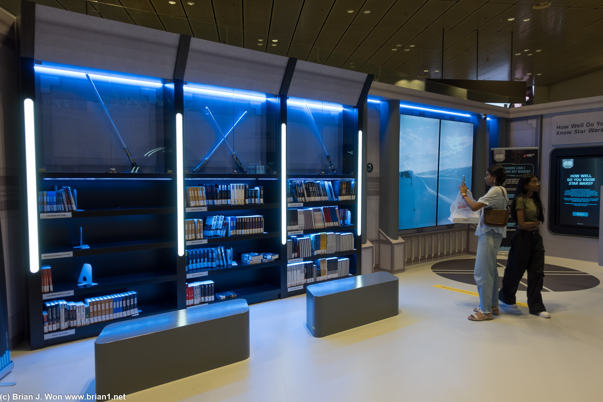 Lightsaber display was underwhelming, could have been better presented?