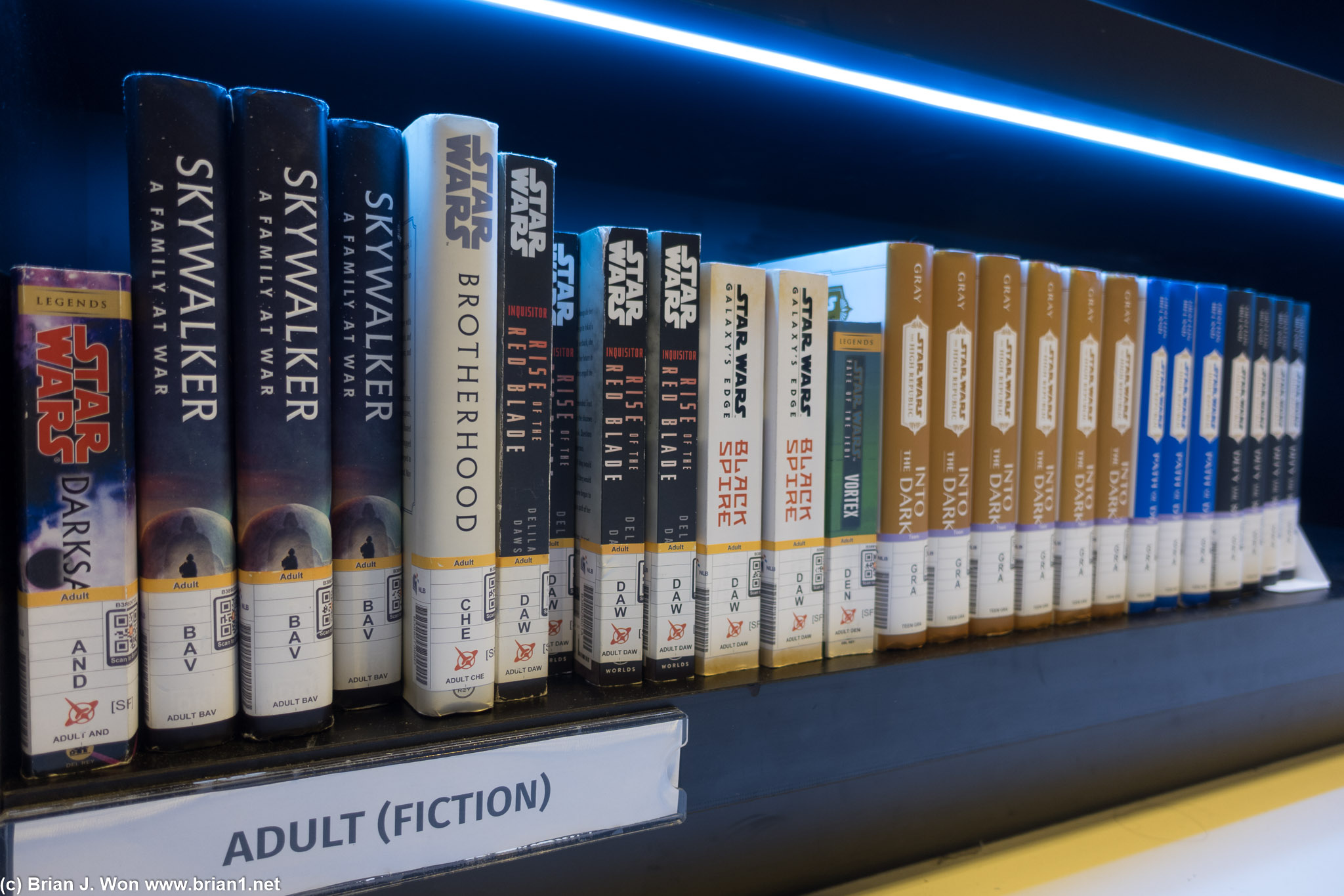 Good selection of books, but felt light on the older series.