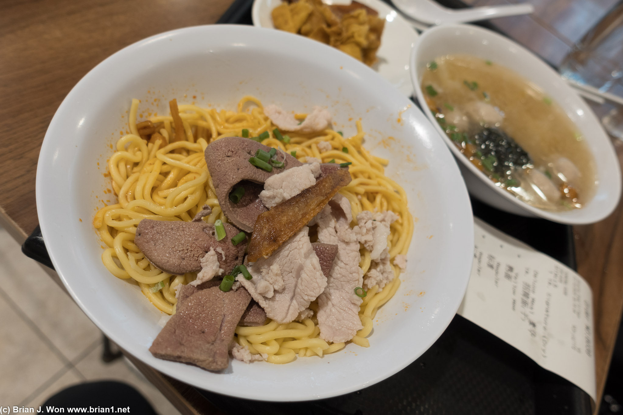 Tai Hwa Pork Noodle at the Straits Food Court at Terminal 2, Changi Airport.