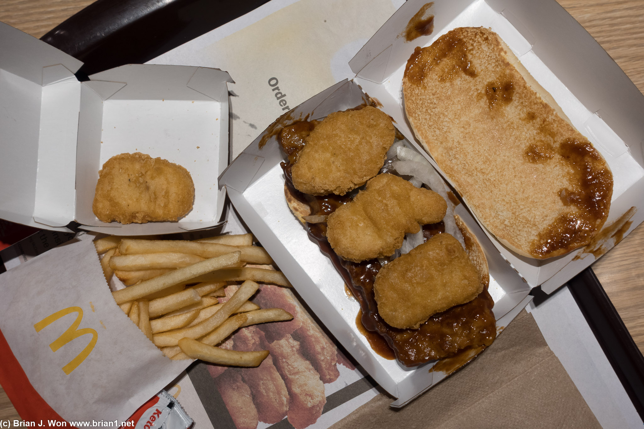 Back home, it's McRib season.